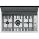 Aragaz Tecnogas P1X66M4VC, 60 cm, gaz, 4 arzatoare, grill, otel inoxidabil