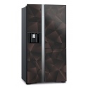 Side by Side Hitachi R-M700VAGRU9X(GBZ), Clasa A++, 633 Litri, 179 cm inaltime, compresor inverter, sticla bronz
