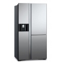 Side by Side Hitachi R-M700VAGRU9X(MIR), Clasa A++, 633 Litri, 179 cm inaltime, compresor inverter, sticla oglinda
