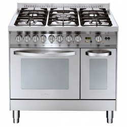 Aragaz Lofra Special120 PRD126GV+E/2CI, gaz, 120x60cm, 7 arzatoare, 2 cuptoare, grill electric, timer, rosu