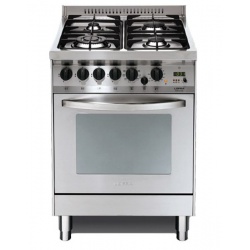 Aragaz Lofra Rainbow PL66MFT/C, gaz, 60x60cm, 4 arzatoare, grill electric, timer, aprindere electronica, inox