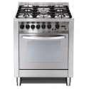 Aragaz Lofra Neo Professional P76MF/C, gaz, 70x60cm, 5 arzatoare, grill electric, timer, aprindere electronica, inox