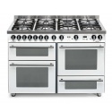 Aragaz Lofra RBI66MFT/CI, 60x60 cm, gaz, 4 arzatoare, grill, aprindere electronica, timer, crem
