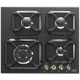 Aragaz Tecnogas P1X66M4VC, 60 cm, gaz, 4 arzatoare, grill, otel inoxidabil Aragaz Tecnogas P1X66M4VC, 60 cm, gaz, 4 arzatoare, grill, otel inoxidabil