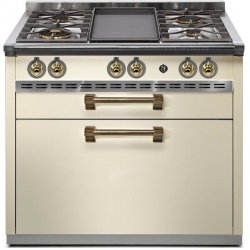 Plita profesionala cu spatii depozitare Steel Ascot A9C, 90X65 cm, 6 arzatoare, 2 sertare, aprindere electronica, inox