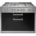 Aragaz Lofra RBI66MFT/CI, 60x60 cm, gaz, 4 arzatoare, grill, aprindere electronica, timer, crem