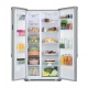 Side by Side Luxus LUX-SBSFF2-69, Clasa A++, 521L, No Frost, control digital, sticla neagra