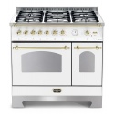 Aragaz Lofra RBI66MFT/CI, 60x60 cm, gaz, 4 arzatoare, grill, aprindere electronica, timer, crem