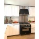 Set Aragaz Lofra Dolcevita RNMG96MFT/CI, 90x60cm, gaz, 5 arzatoare, grill +Splash Back 90+Hota Dolcevita 90, negru mat