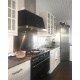 Set Aragaz Lofra Dolcevita RNMD126MFTE, 120x60cm, gaz, 7 arzatoare, cuptor dublu+Splash Back 120+Hota Dolcevita120, negru mat