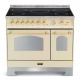 Set Aragaz Lofra Dolcevita RBID96MFTE/5i, 90x60cm, gaz, 5 zone inductie, grill +Splash Back 90+Hota Dolcevita 90, crem