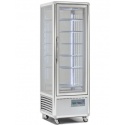 Vitrina frigorifica de cofetarie Tecfrigo Snelle 400 GBT, capacitate 400 l, temperatura -5/-18°C, argintiu
