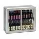 Vitrina de vinuri Tecfrigo SNELLE WINE 200 SG,capacitate 680 l, temperatura +5/+9/+18°C, maro