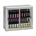 Vitrina de vinuri Tecfrigo SNELLE WINE 200 SG,capacitate 680 l, temperatura +5/+9/+18°C, maro