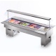 Vitrina frigorifica ingrediente ISOLA 4.0 M VT INOX, temperatura +4/+10°C, argintiu