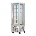 Vitrina frigorifica de cofetarie Tecfrigo Snelle 630 RBT BIS, capacitate 570 l, temperatura +5/-18°C, argintiu