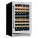 Vitrina vinuri incorporabila Tecfrigo Sommelier 80 Plus, capacitate 190 l, 2 zone temperatura +12+20/ +5+12, negru