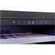 Vitrina vinuri incorporabila Tecfrigo Sommelier 80 Plus, capacitate 190 l, 2 zone temperatura +12+20/ +5+12, negru