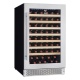 Vitrina vinuri incorporabila Tecfrigo Sommelier 80/1 Plus, capacitate 120 l, temperatura +5/+20, negru