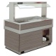 Vitrina frigorifica rece FUTURA GOURMET 6, temperatura -1/0C, lemn pin