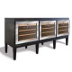 Vitrina vinuri verticala Tecfrigo VINITY 3 O, 150 l, 54 sticle, temperatura +5/+20 °C, negru/argintiu