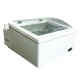Vitrina frigorifica expunere ingrediente Tecfrigo Ice Point 3, pentru inghetata, 39 l, temperatura -10/-25 °C, alb