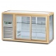 Vitrina orizontala expunere patiserie Tecfrigo ORIZONT 200 SS, temperatura +4/+10 °C, auriu/argintiu