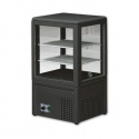 Vitrina frigorifica Tecfrigo MICRON I, capacitate 68 L, temperatura +4/+10º C, negru