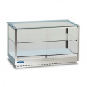 Vitrina calda Tecfrigo LINUS 642 DRY, capacitate 80 L, temperatura +30/+65º C, argintiu