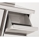 Vitrina frigorifica orizontală Tecfrigo BBX 5V TOP Glass, cu blat de lucru, capacitate 940 l, temperatura +4/+8, argintiu