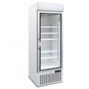 Vitrina frigorifica Tecfrigo POLO 450 GV SPOT, cu caseta luminoasa, capacitate 578L, temperatura +2/+8°C, alb