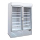 Vitrina frigorifica Tecfrigo POLO 900 GV SPOT, cu caseta luminoasa, capacitate 1078L, temperatura +2/+8°C, alb