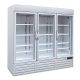Vitrina frigorifica Tecfrigo POLO 1400 GV SPOT, cu caseta luminoasa, 3 usi, capacitate 1657L, temperatura +2/+8°C, alb