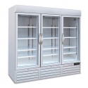 Vitrina frigorifica Tecfrigo POLO 1400 GV SPOT, cu caseta luminoasa, 3 usi, capacitate 1657L, temperatura +2/+8°C, alb