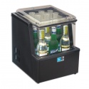 Racitor rapid sticle vodka Tecfrigo VODKA , capacitate 6 sticle si pahare, -1,5 °C pe minut, temperatura -13°C, negru