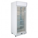 Vitrina frigorifica bauturi Tecfrigo C 600 GC, cu caseta luminoasa, capacitate 480 L, temperatura +3/+10º C, alb