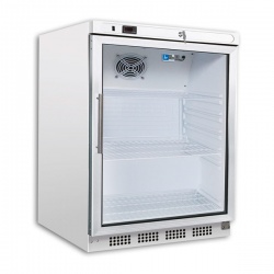 Mini vitrina bauturi frigorifica Tecfrigo ARTICA PL 201 PT, capacitate 129 L, temperatura -2/+8º C, inox