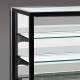 Vitrina frigorifica cofetarie Tecfrigo KARINA 97 Q-SS, capacitate 380l, temperatura +6/+9 ºC, negru