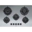 Aragaz Tecnogas P1X66M4VC, 60 cm, gaz, 4 arzatoare, grill, otel inoxidabil