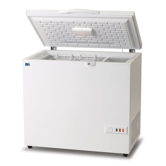 Lada frigorifica Tecfrigo ABX 920, putere 500 W, 980 litri, lungime 220 cm, -16/-22, alb/argintiu