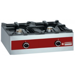 Aragaz profesional pe gaz Diamond RF2G/Q, cu 2 arzatoare