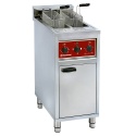 Friteuza eletrica Diamond FSM-2V6E/N 10x10l cu suport deschis