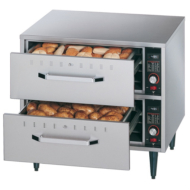 Sertar termic electric Diamond DDW-2 pe 2 nivele GN 1/1 - 150 mm