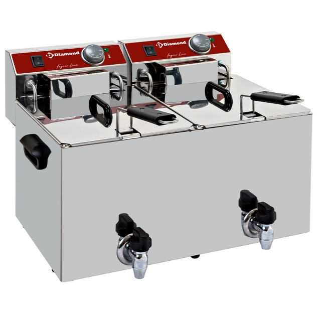 Friteuza eletrica Diamond EF102-TN 2x cuva 10 l