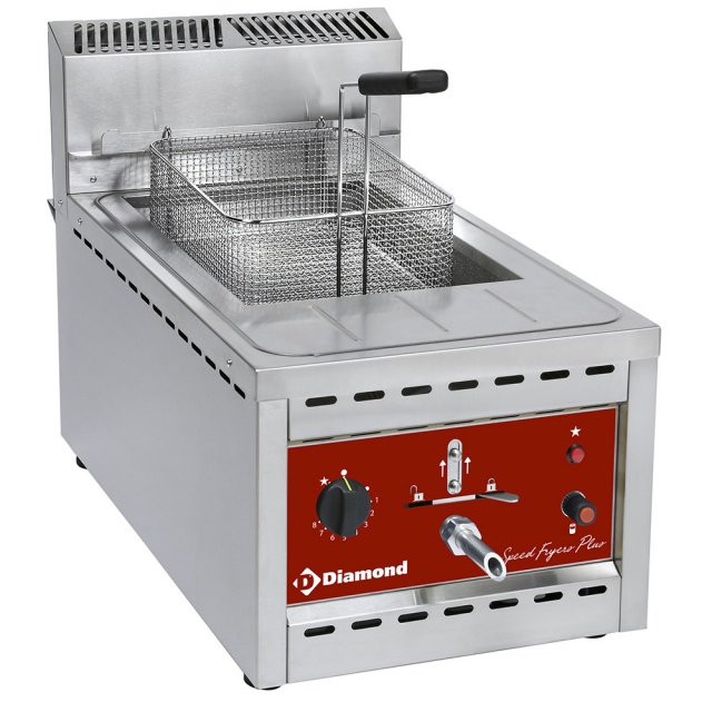 Friteuza pe gaz Diamond FSM-12GT/N 1 cuva 12 L