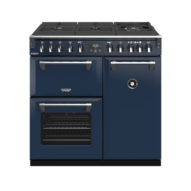 Aragaz pe gaz Stoves Richmond Deluxe S900DF GTG cu 5 arzatoare, multiple cuptoare