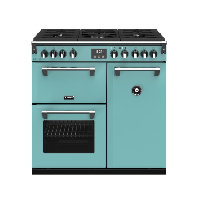 Aragaz pe gaz Stoves Richmond Deluxe S900G cu 5 arzatoare, multiple cuptoare
