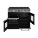 Aragaz pe gaz Stoves Richmond Deluxe S1000DF GTG cu 6 arzatoare din sticla si multiple cuptoare