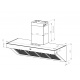Hota decorativa Lofra Modern Pro Elisir, 90 cm, 1 motor, 4 viteze, 800 m3/h, telecomanda, inox