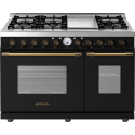 Aragaz Tecnogas P1X66M4VC, 60 cm, gaz, 4 arzatoare, grill, otel inoxidabil